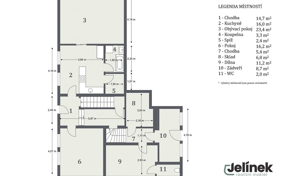 Prodej domu 61 m² s pozemkem 385 m², Trhová Kamenice – náhled fotky 14