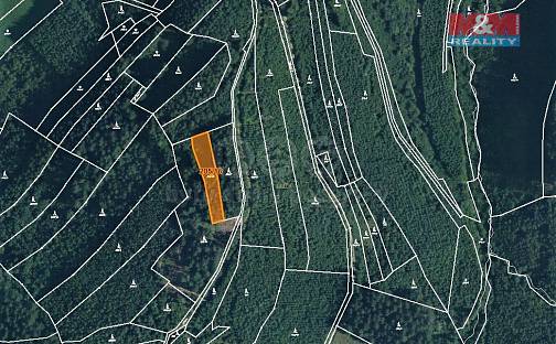 Prodej lesa 1 205 m², Lhota u Vsetína, okres Vsetín