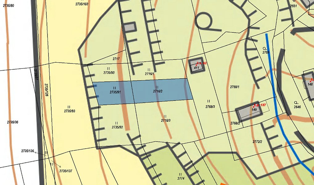 Prodej pole 410 m², Kudlovice – náhled fotky 3