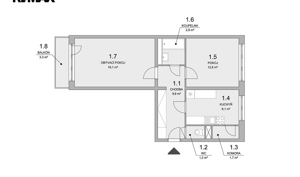 Prodej bytu 2+1 56 m², Ostrava – náhled fotky 3