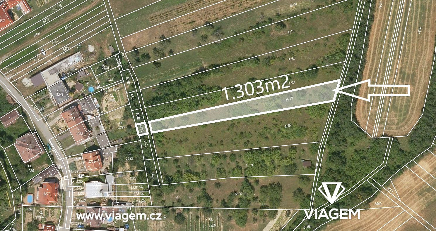 Prodej zahrady 434 m²