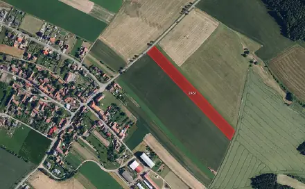 Prodej pole 13 880 m², Katov, okres Brno-venkov
