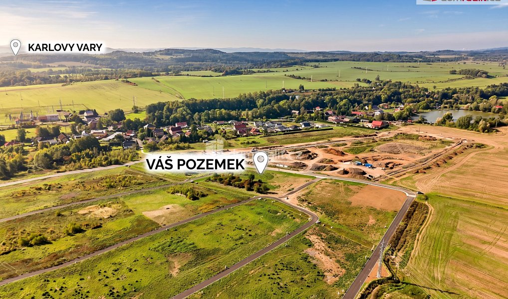 Prodej stavebního pozemku 550 m², Ostrov – náhled fotky 5
