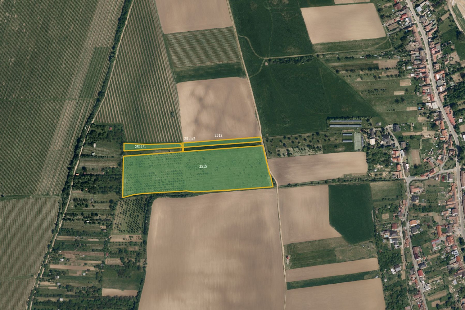 Prodej pole 38 921 m² rezervováno