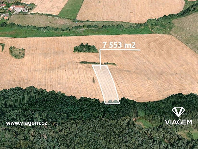 Prodej pole 7 553 m² – fotografie 4