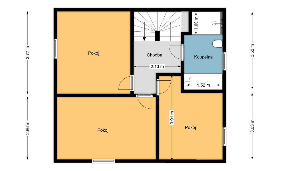 Prodej domu 102 m² s pozemkem 447 m², Zlončice – náhled fotky 54