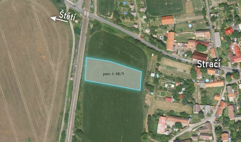 Prodej zahrady, 3000 m², Stračí - Litoměřice, Štětí
