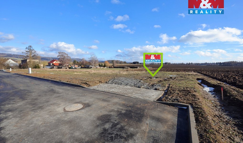 Prodej stavebního pozemku 822 m², Nová Ves u Chotěboře – náhled fotky 3