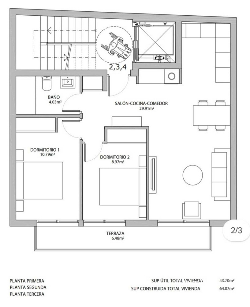 Prodej bytu 3+kk 64 m² - Más