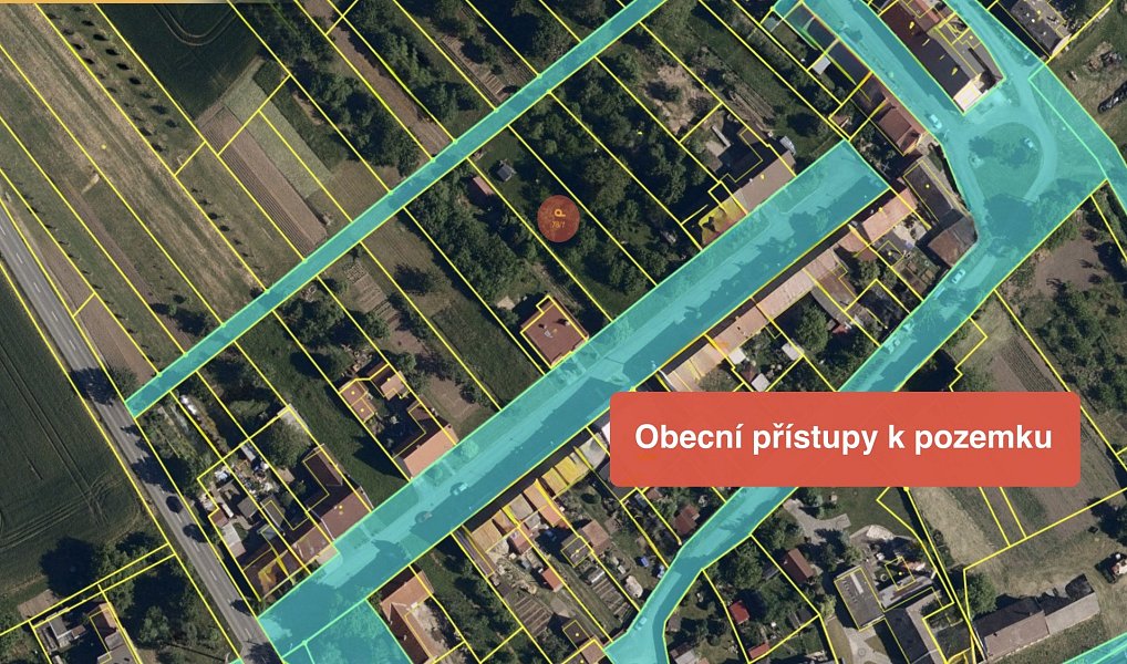 Prodej stavebního pozemku 864 m², Střížovice – náhled fotky 6