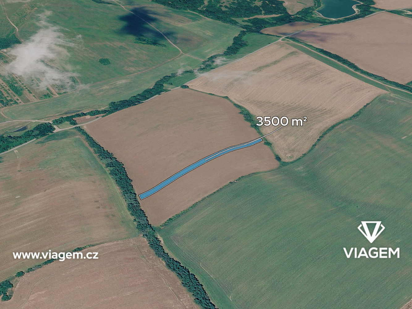 Prodej pole 3 500 m²
