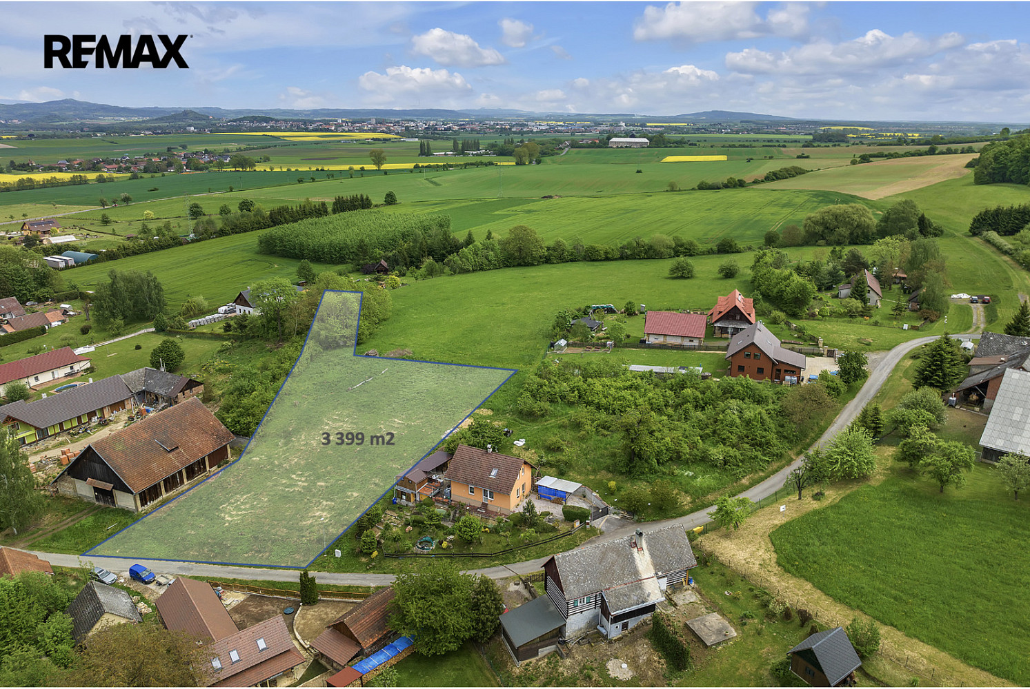 Prodej stavebního pozemku 3 399 m²