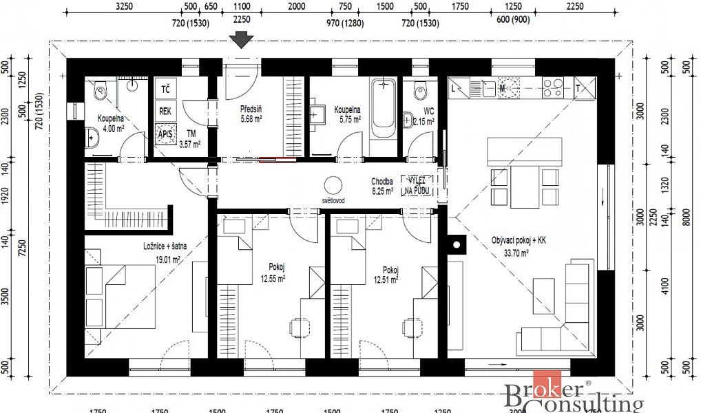 Prodej domu 152 m² s pozemkem 935 m², Kamenný Újezd – náhled fotky 7