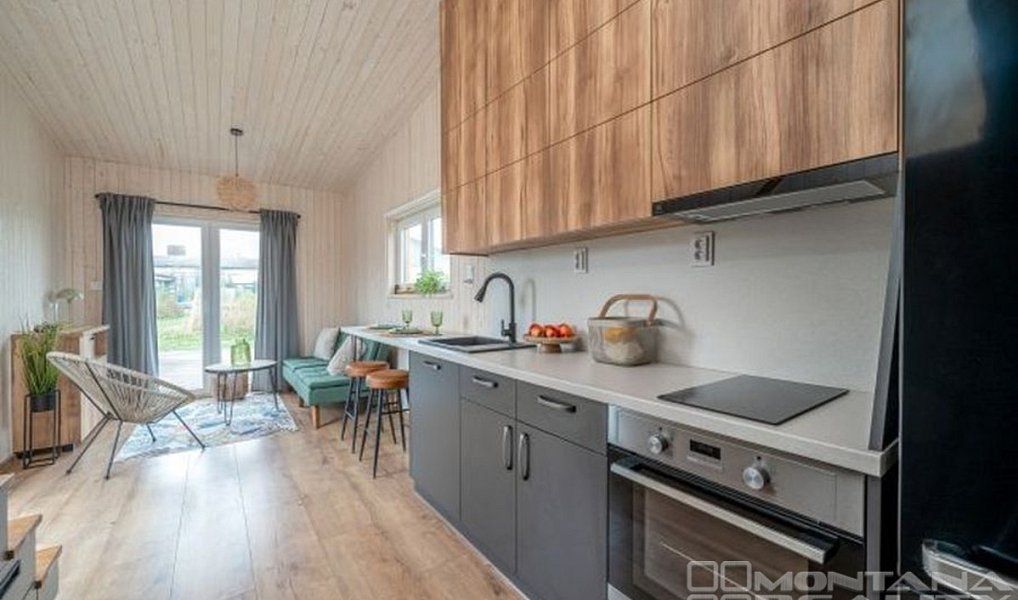 Novostavba celoročně obyvatelného Tiny house s loftem na spaní, Olomouc – náhled fotky 2
