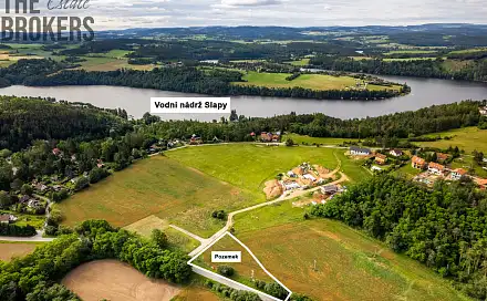 Prodej stavebního pozemku 950 m², Županovice, okres Příbram