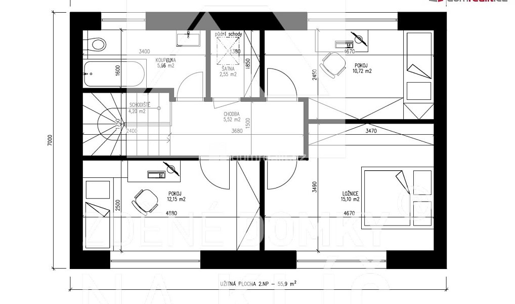 Prodej domu 120 m² s pozemkem 1 005 m², Zlín – náhled fotky 27