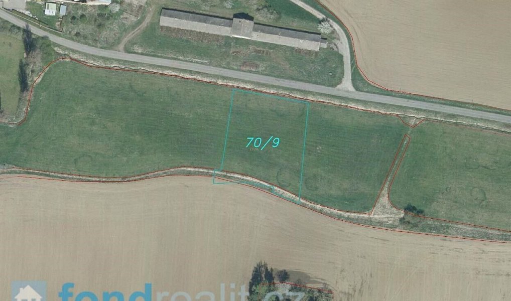 Prodej pole 2 383 m², Srby – náhled fotky 4