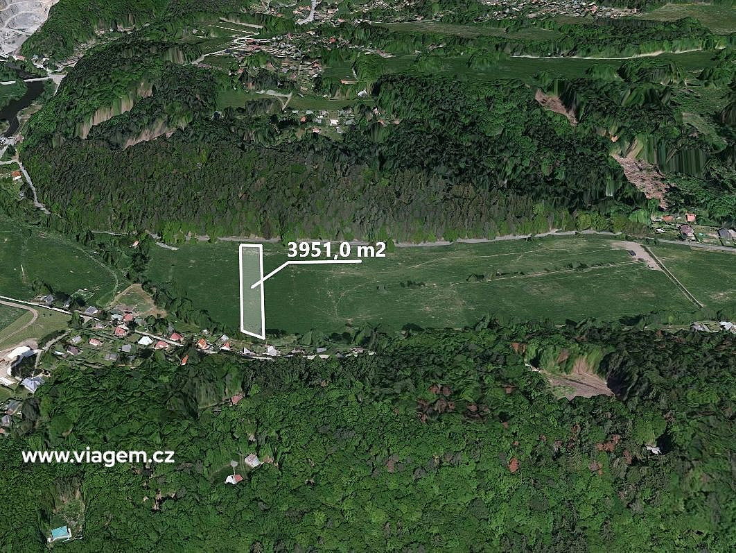 Prodej pole 911 m² – pohled 2
