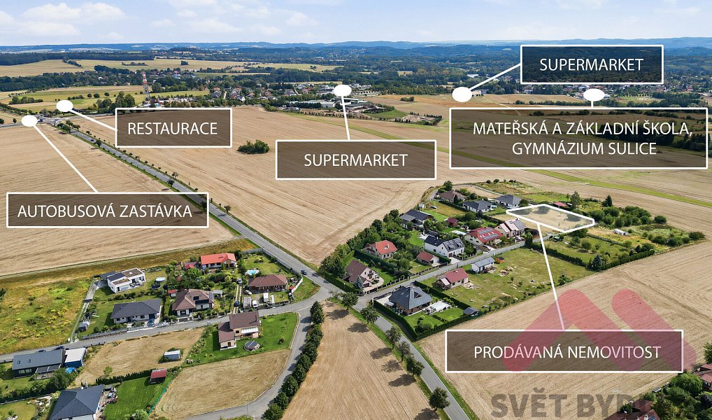 Prodej stavebního pozemku 1 597 m², Sulice – náhled fotky 4
