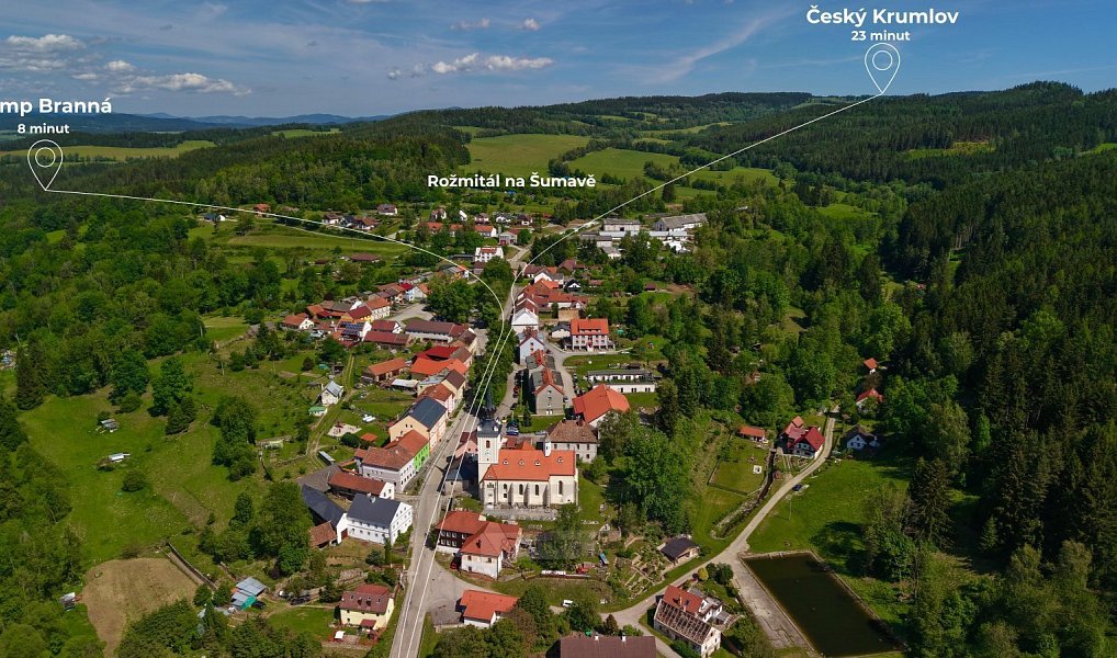 Prodej chaty/chalupy 120 m² s pozemkem 1 101 m², Rožmitál na Šumavě – náhled fotky 14