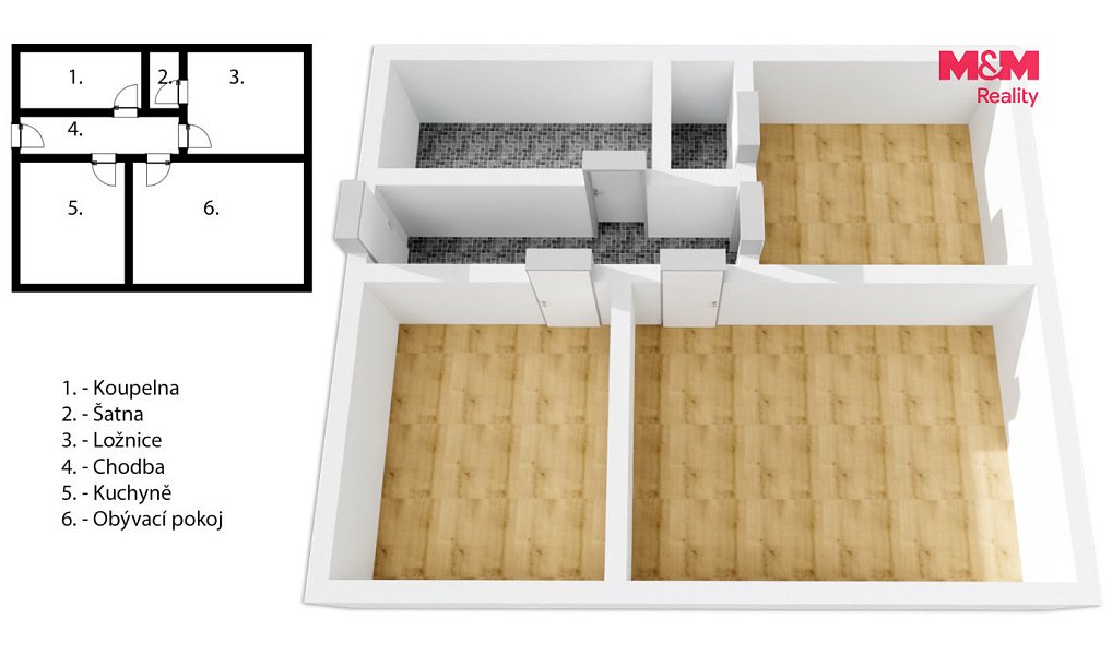 Pronájem domu 63 m² s pozemkem 1 755 m², Trutnov – náhled fotky 16