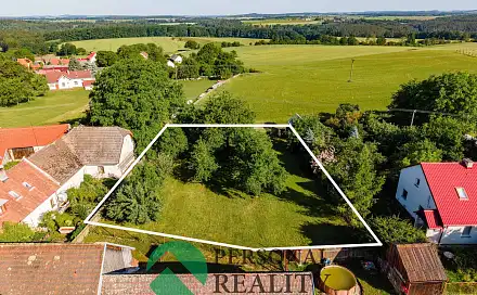 Prodej stavebního pozemku 1 058 m², Malšice - Dobřejice, okres Tábor