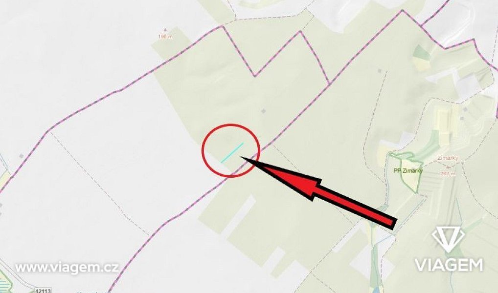 Prodej pole 689 m², Rakvice – náhled fotky 4