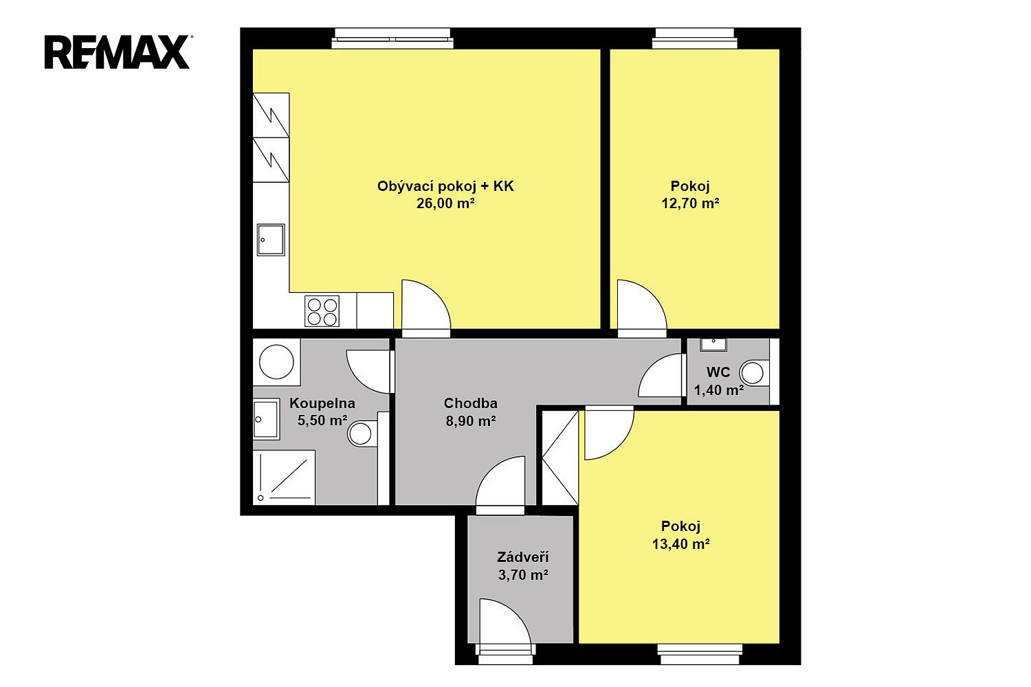 Prodej bytu 3+kk 74 m² – fotografie 4