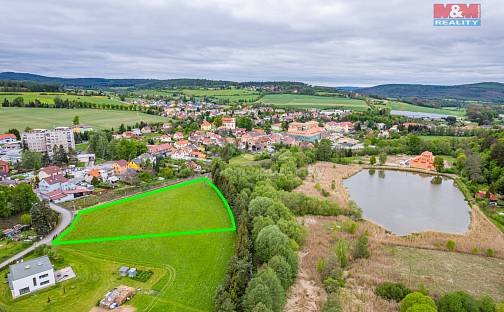 Prodej stavebního pozemku 1 500 m², Za černým mostem, Jince, okres Příbram