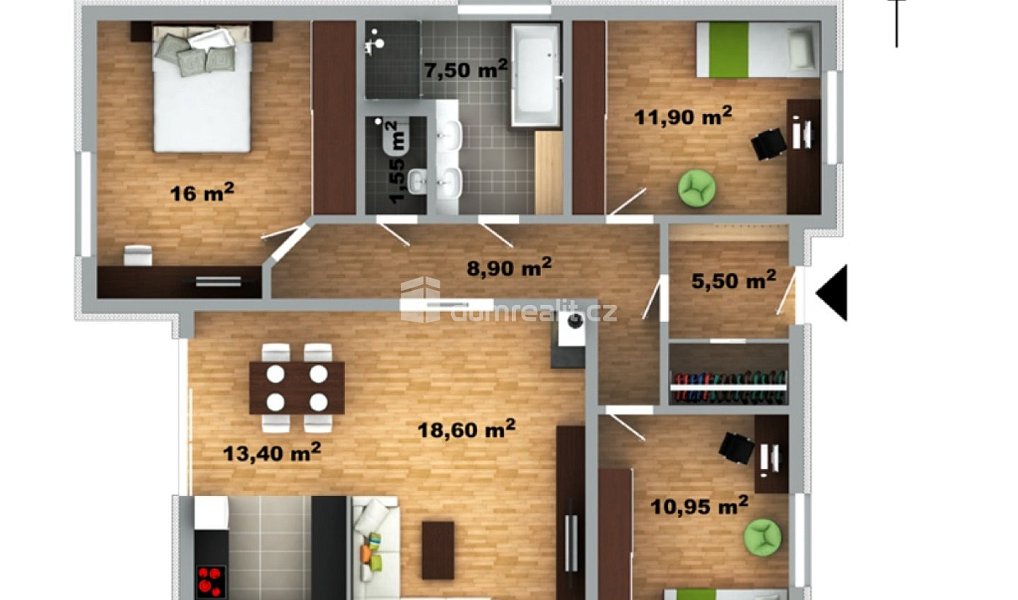 Prodej domu 96 m² s pozemkem 925 m², Sehradice – náhled fotky 8