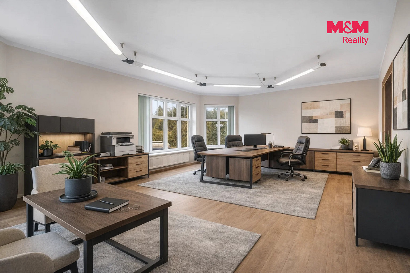 Pronájem kanceláře 95 m² – pohled 4