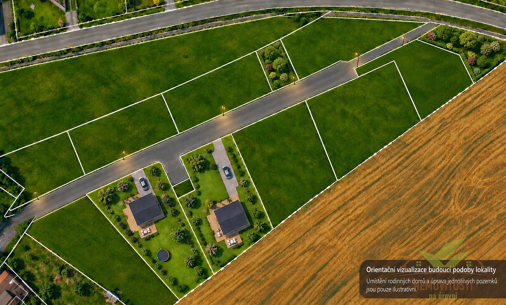 Prodej stavebního pozemku 1 156 m²