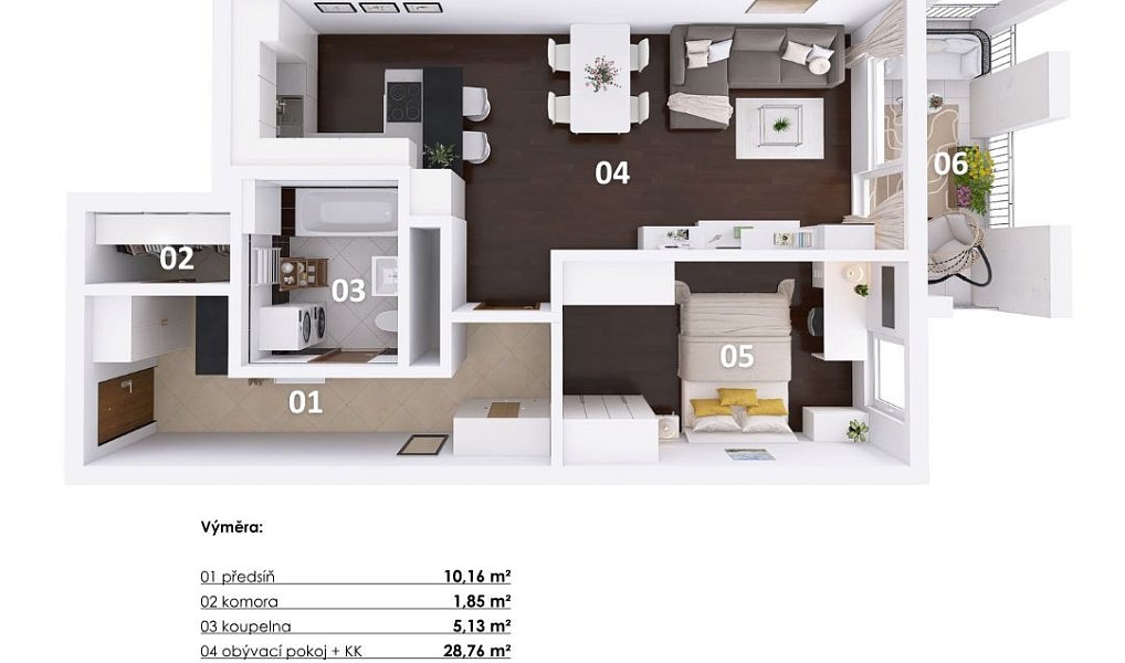 Prodej bytu 2+kk 58 m², Praha – náhled fotky 31