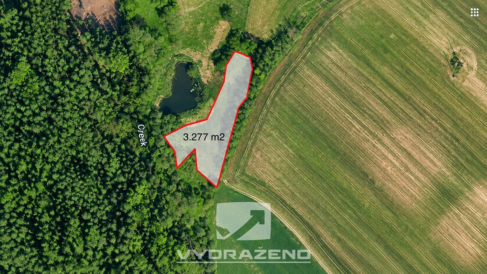 Prodej pole 3 277 m²