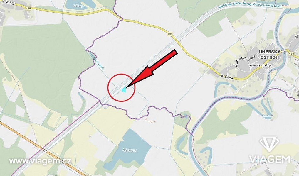 Prodej pole 1 887 m², Uherský Ostroh – náhled fotky 5
