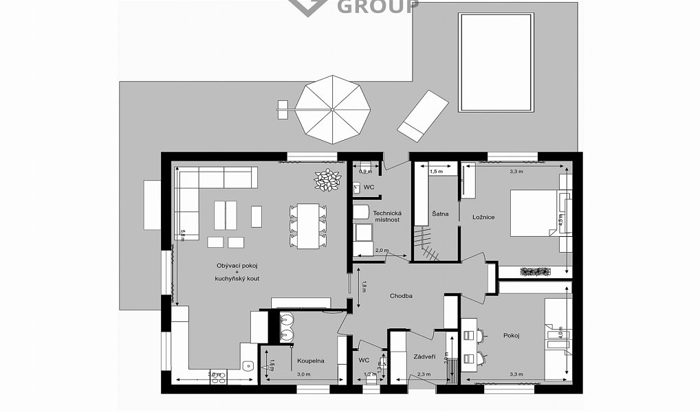 Prodej domu 135 m² s pozemkem 906 m², Soběslav – náhled fotky 15