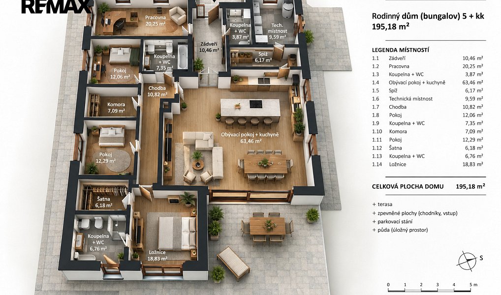 Prodej domu 195 m² s pozemkem 1 192 m², Vysoký Újezd – náhled fotky 4