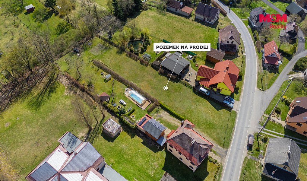 Prodej stavebního pozemku 1 334 m², Zásada – náhled fotky 3
