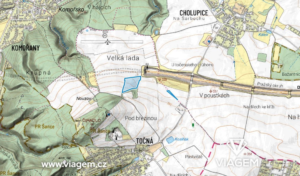 Prodej pole 17 848 m², Praha – náhled fotky 7