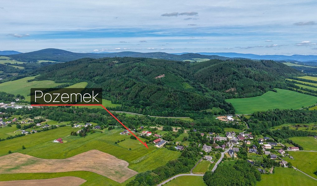 Prodej stavebního pozemku 3 948 m², Červená Voda – náhled fotky 4