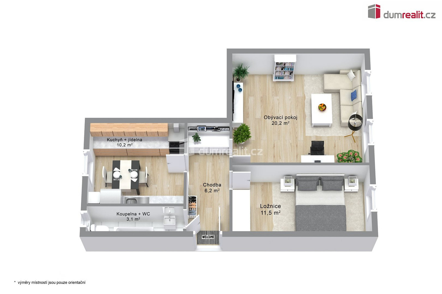 Prodej bytu 2+1 64 m² — photo 3
