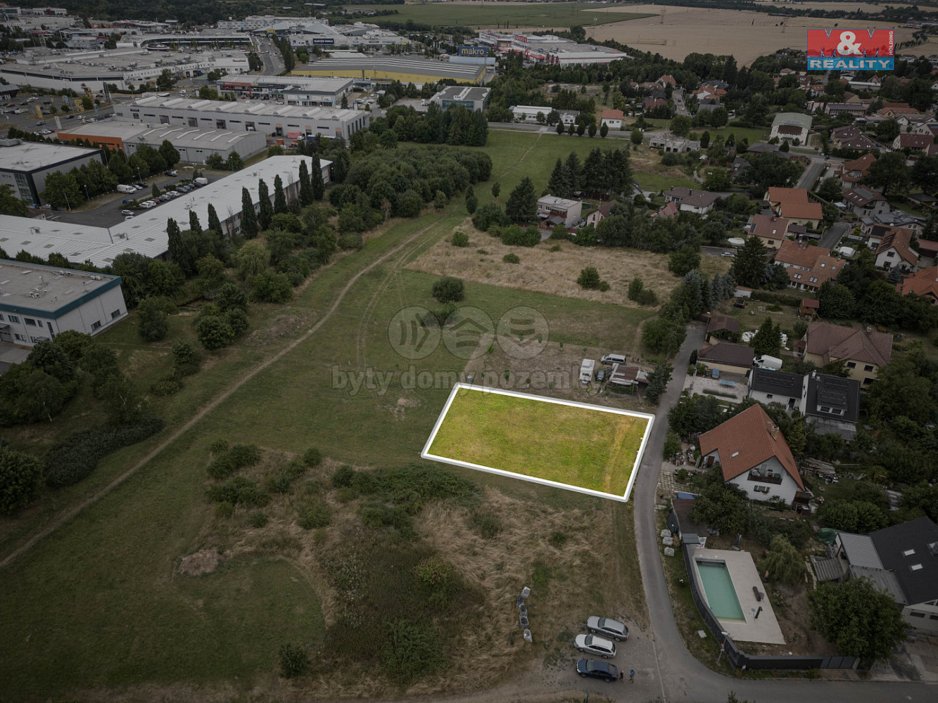 Prodej stavebního pozemku 782 m² – pohled 6