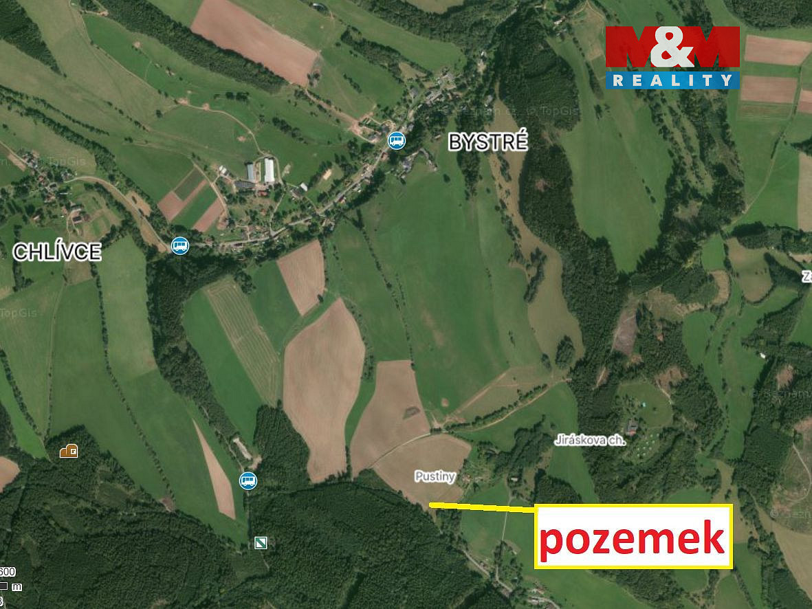 Prodej pole 12 054 m² – fotografie 2