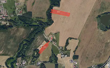 Prodej pole 12 104 m², Miřetice, okres Chrudim