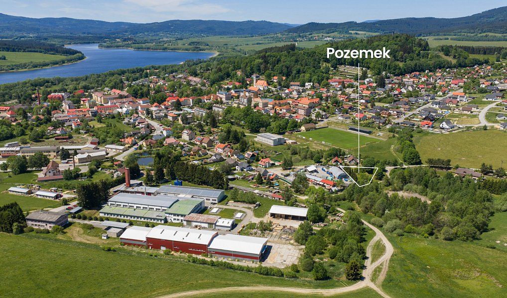 Prodej stavebního pozemku 1 408 m², Horní Planá – náhled fotky 4