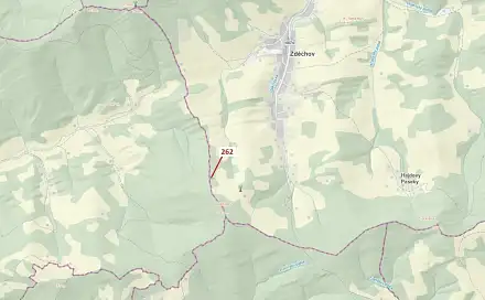 Dražba lesa 273 m², Zděchov