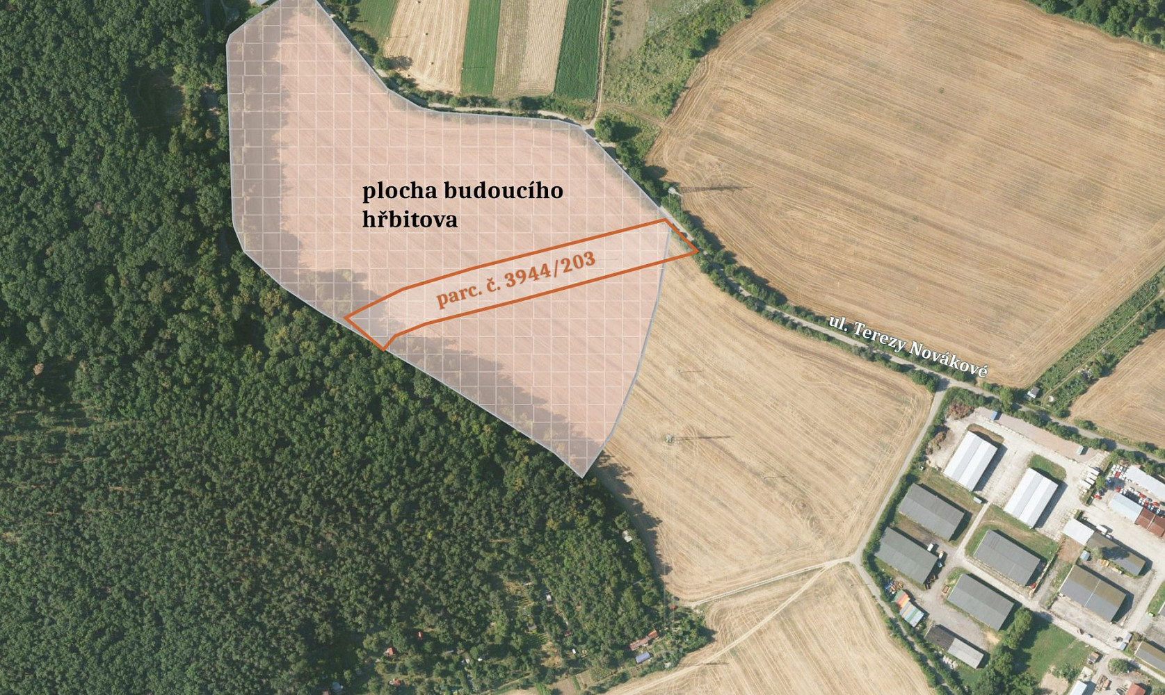 Prodej komerčního pozemku 3 700 m²