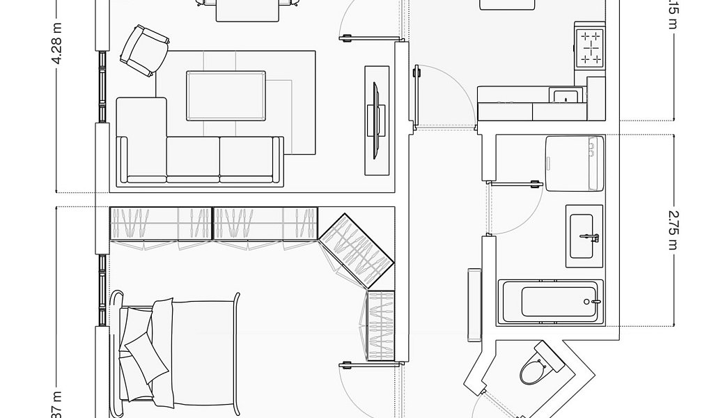 Prodej bytu 2+1 65 m², Praha – náhled fotky 38
