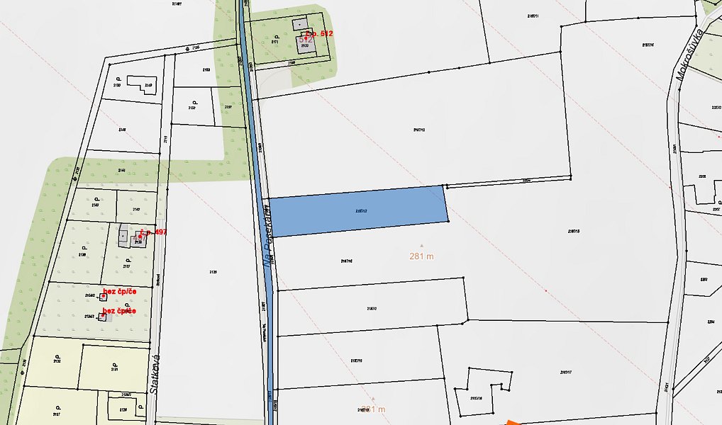 Prodej pole 2 194 m², Horní Suchá – náhled fotky 2