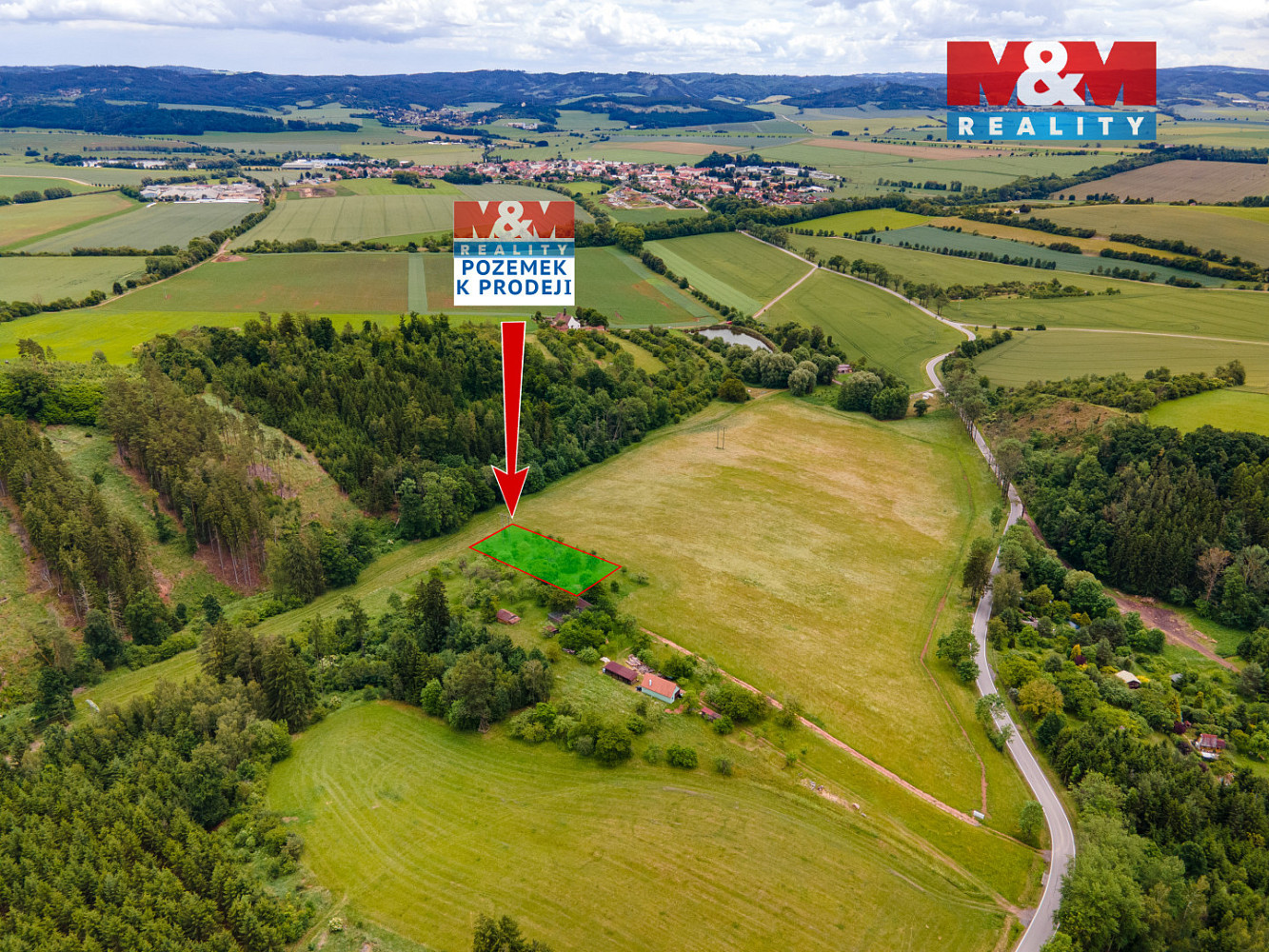 Prodej stavebního pozemku 2 584 m² – pohled 5